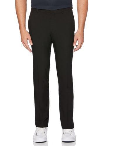 Perry Ellis Very Slim Fit Tech Portfolio Dress Pants - Black