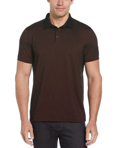 Perry Ellis Big And Tall Icon Polo - Black