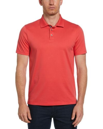 Perry Ellis Cool Interlock Polo - Red