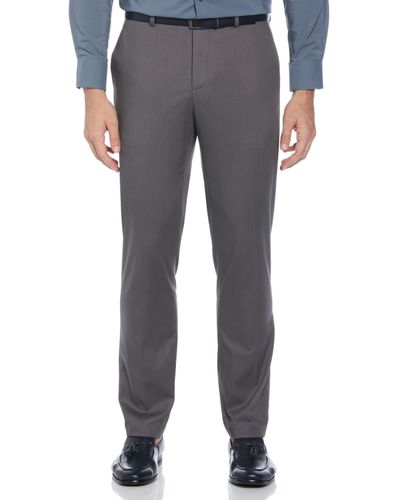 Perry Ellis Slim Fit Performance Tech Suit Pant - Gray