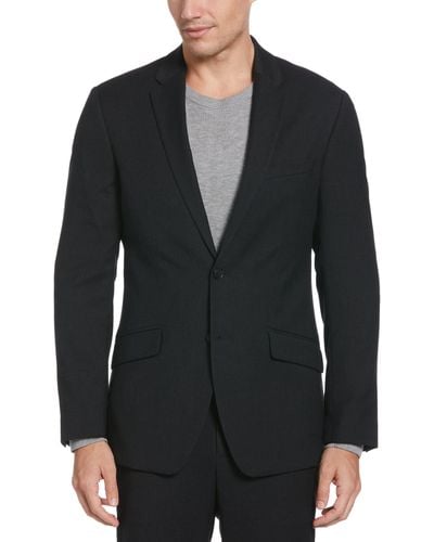 Perry Ellis Slim Fit Washable Suit Jacket - Black