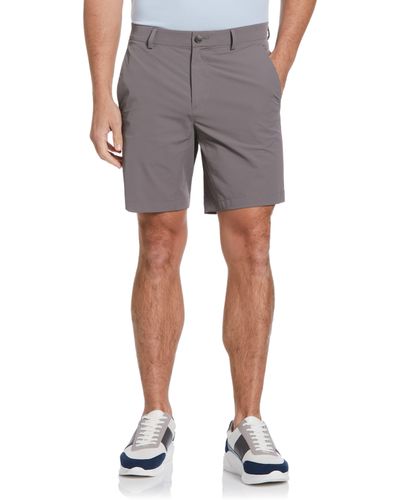 Perry Ellis Stretch Solid Tech Short - Gray