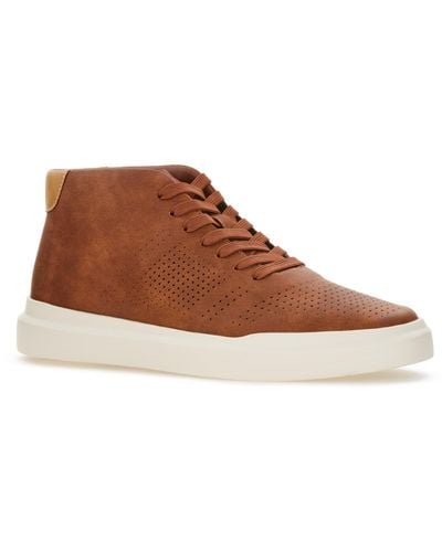 Brown Perry Ellis Shoes for Men | Lyst