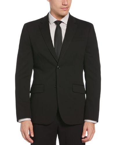 Perry Ellis Slim Fit Performance Tech Suit Jacket - Black