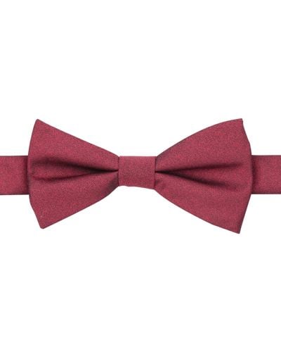 Perry Ellis Sable Solid Silk Bow Tie - Red