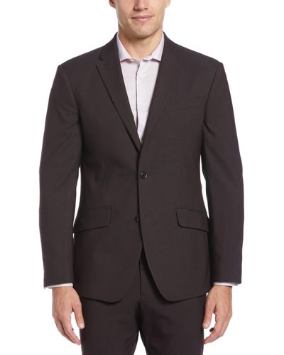 Perry Ellis Slim Fit Stretch Washable Suit Jacket - Black