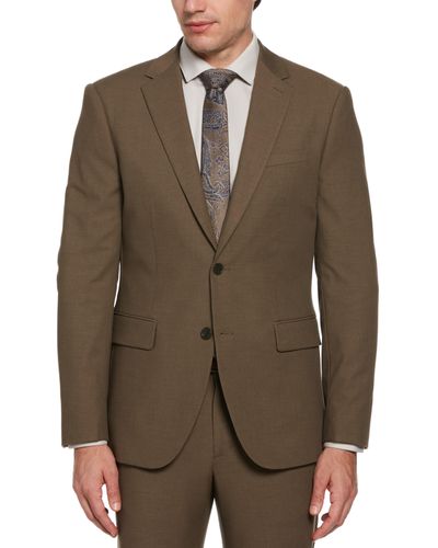 Perry Ellis Slim Fit Louis Suit Jacket - Brown