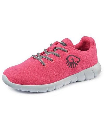 Peter Hahn Giesswein - sneaker merino runners, , gr. 37, orthopädische einlagen, schurwolle - Pink