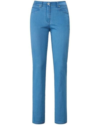 RAPHAELA by BRAX Comfort plus-zauber-jeans, , gr. 18, baumwolle - Blau