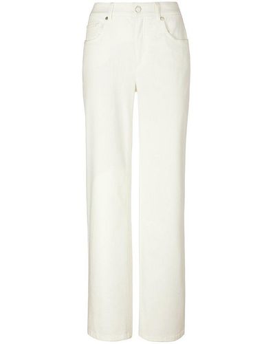 Uta Raasch "wide leg"-jeans, , gr. 22, baumwolle - Weiß