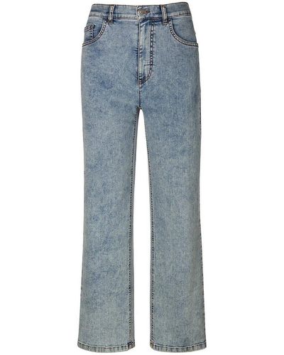 WALL London Knöchellange jeans straight fit, , gr. 36, baumwolle - Blau