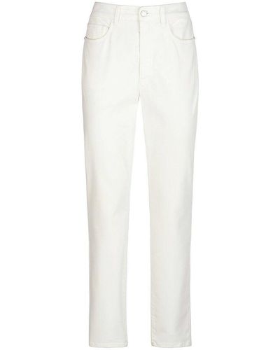 Uta Raasch Jeans, , gr. 20, baumwolle - Weiß