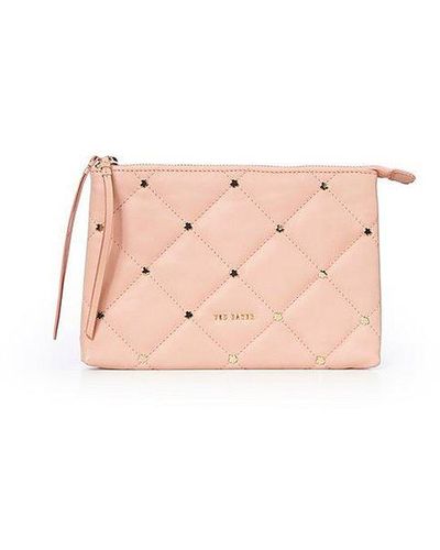 Ted Baker Clutch, , leder - Pink