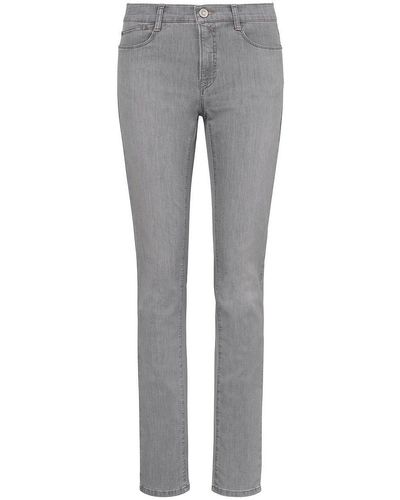 Peter Hahn Brax - slim fit-jeans modell mary, , gr. 48, baumwolle - Grau