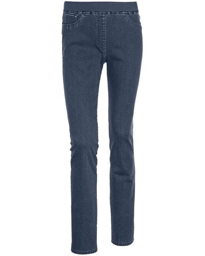 RAPHAELA by BRAX Le jean coupe comfort plus modèle carina - Bleu