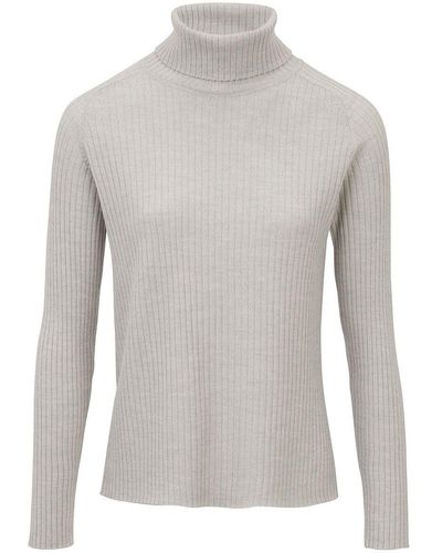 Peter Hahn Rollkragen-pullover aus 100% schurwolle-merino, , gr. 46, schurwolle - Grau