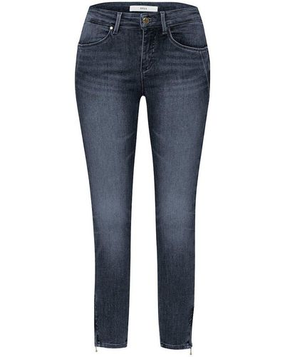Peter Hahn Brax - 7/8-jeans modell mary s, , gr. 18, baumwolle - Blau