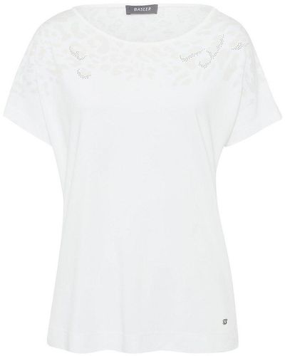 Basler Rundhals-shirt - Weiß