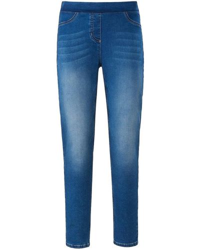 Peter Hahn Jeans passform sylvia, , gr. 52, baumwolle - Blau