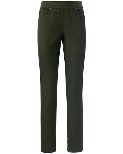RAPHAELA by BRAX Brax - comfort plus-jeans modell carina, , gr. 18, baumwolle - Grün