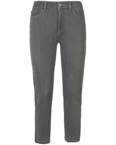 Peter Hahn 7/8-jeans passform sylvia, , gr. 46, baumwolle - Grau