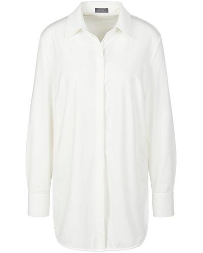 Mybc Jersey-long-bluse, , gr. 38, kunstfaser - Weiß