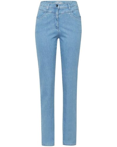 Peter Hahn Brax - proform s super slim-jeans, , gr. 23, baumwolle - Blau