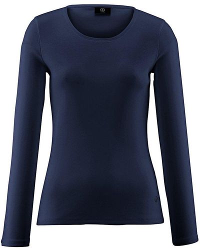 Bogner Rundhals-shirt modell nasha, , gr. 36, baumwolle - Blau