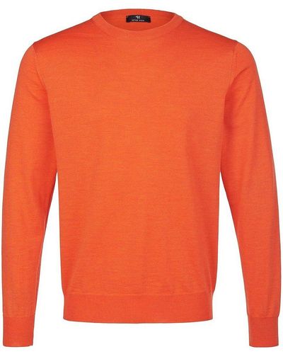 Peter Hahn Rundhals-pullover - Orange