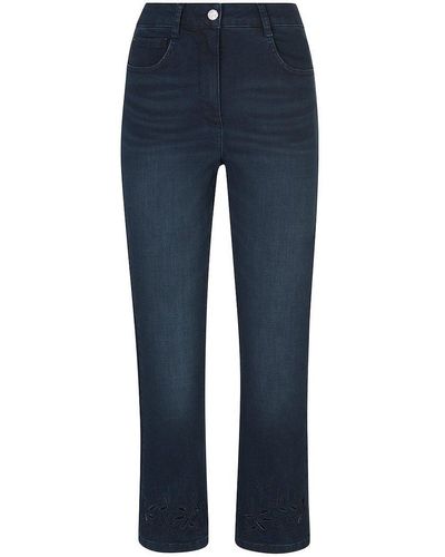Peter Hahn Basler - 7/8-jeans modell julienne, , gr. 18, baumwolle - Blau