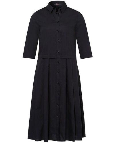 Emilia Lay Kleid mit 1/2-arm, , gr. 46, baumwolle - Blau