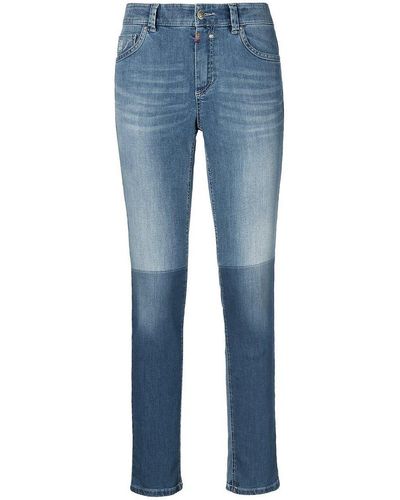 Glücksmoment Skinny-jeans, , gr. 42, baumwolle - Blau