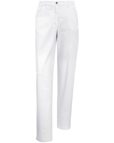 KjBRAND Jeans modell babsie straight leg, , gr. 42, baumwolle - Weiß