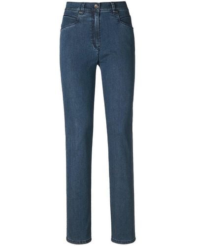 RAPHAELA by BRAX Brax - proform s super slim zauber-jeans, , gr. 46, baumwolle - Blau