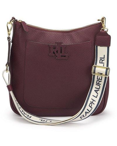 Lauren by Ralph Lauren Handtasche cameryn, , leder - Lila