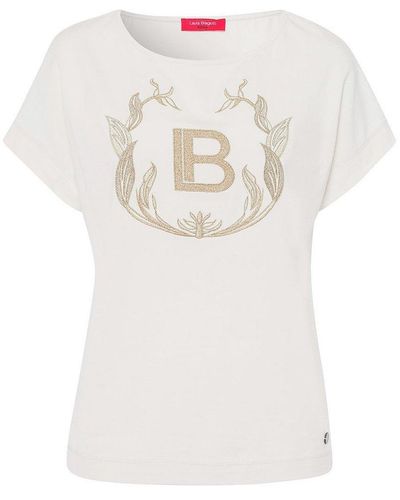 Laura Biagiotti Roma Rundhals-shirt, , gr. 36, baumwolle - Braun
