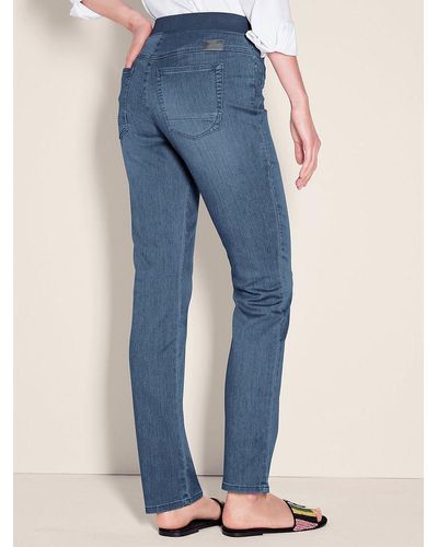 Peter Hahn Brax - jeans modell carina fun, , gr. 18, baumwolle - Blau