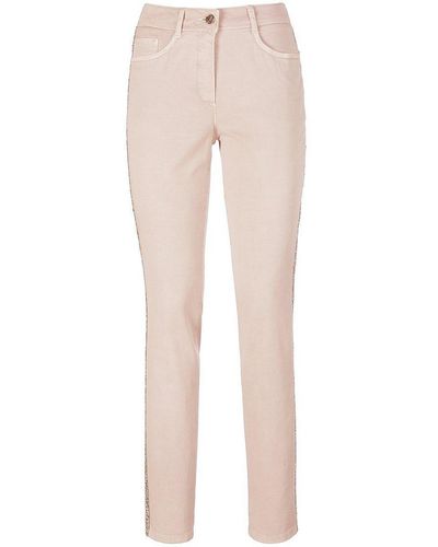 Basler Basler - lange jeans, , gr. 20, baumwolle - Grau