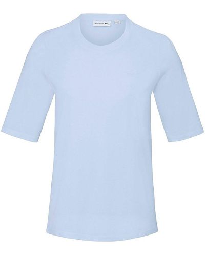 Lacoste Rundhals-shirt mit langem 1/2-arm, , gr. 36, baumwolle - Blau