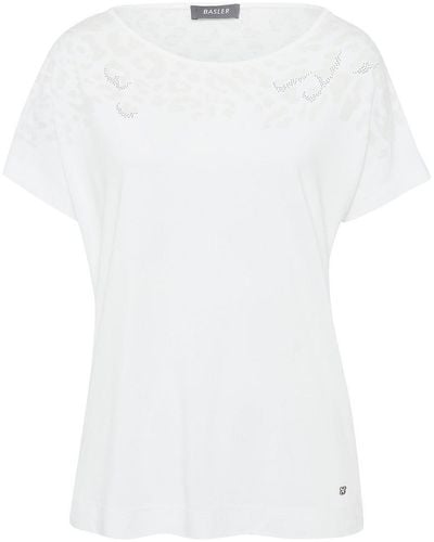 Basler Rundhals-Shirt - Weiß