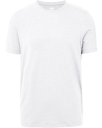 Fynch-Hatton Rundhals-shirt 1/2-arm - Weiß