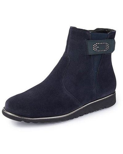 Waldläufer Stiefelette ragna, , gr. 37, orthopädische einlagen, leder - Blau