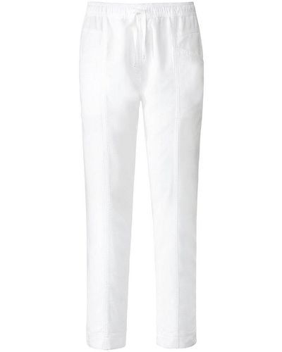 Peter Hahn Jogg-pants modell cornelia, , gr. 18, lyocell - Weiß