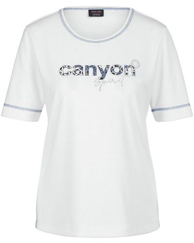 Canyon Rundhals-shirt mit 1/2-arm, , gr. 38, kunstfaser - Weiß