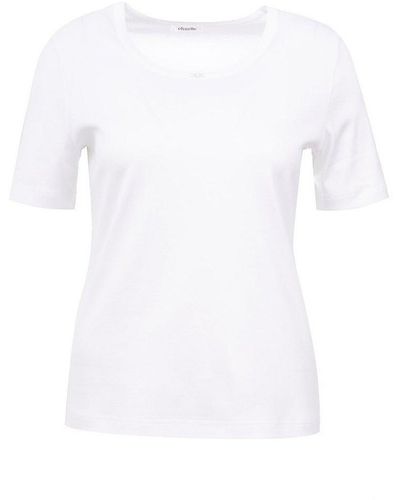 efixelle Rundhals-shirt - Weiß