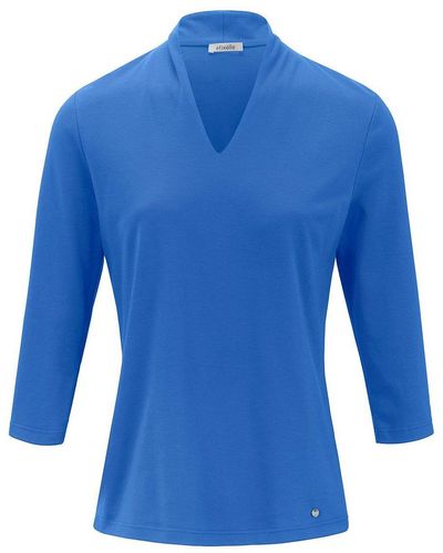 efixelle Shirt aus 100% Baumwolle blau