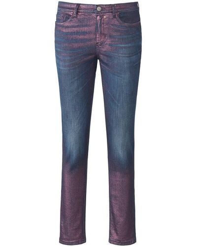 Glücksmoment Skinny-jeans modell gill, , gr. 42, baumwolle - Blau