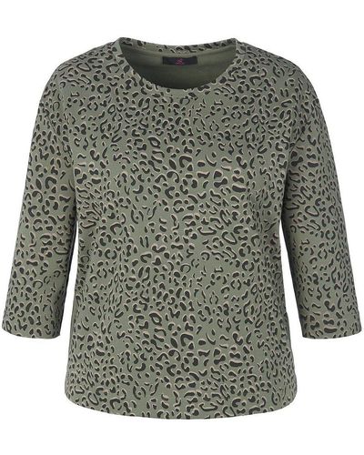 Emilia Lay Sweatshirt mit 3/4-arm, , gr. 42, baumwolle - Grün