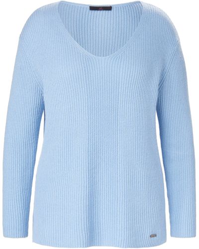 Emilia Lay V-pullover - Blau