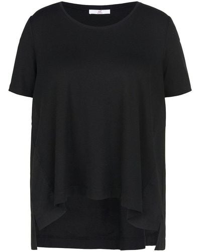 Emilia Lay Rundhals-shirt mit 1/2-arm, , gr. 42, viskose - Schwarz